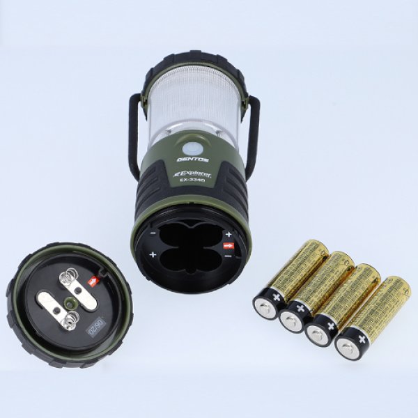ジェントス Ex 334d 小型ランタン 3色調色機能搭載 防災用品 消火器の通販サイト 防災の総合デパートくらし館