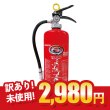 画像1: 《訳あり・未使用》【2024年製】ハツタ PEP-10N ABC粉末消火器 10型 蓄圧式　※リサイクルシール付 (1)