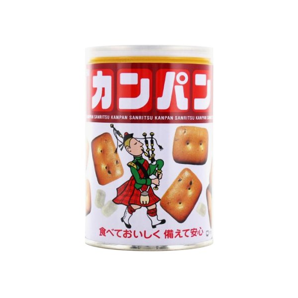 画像1: 三立製菓 缶入カンパン（氷砂糖入）x 24缶 (1)