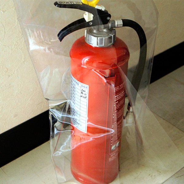 画像3: 消火器カバー（透明無地） (3)