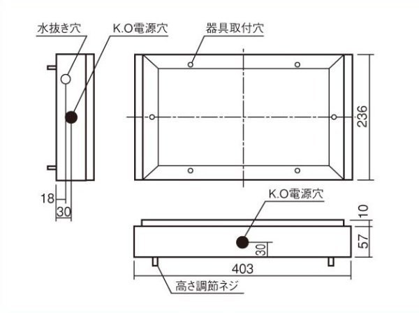画像1: FK11726パナソニック 誘導灯用取付ボックス（C級床埋込型） (1)