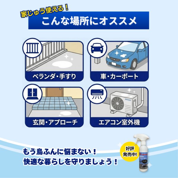 画像6: 鳥ふん クリーナー 500ml (6)