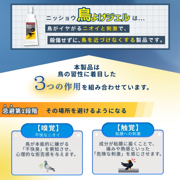 画像6: 【送料無料】鳥よけ ジェル 120ml 3本セット (6)