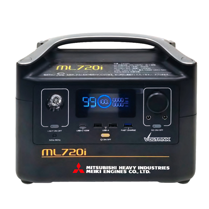 三菱重工メイキエンジン ポータブル電源 VOLTANK ML1260i